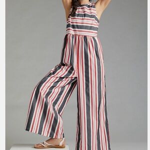 Anthropologie Multicolor Striped Jumpsuit